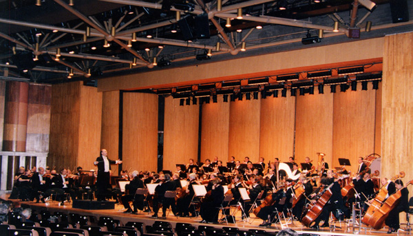 Recording for the French Television with the Monte-Carlo Philharmonic Orchestra